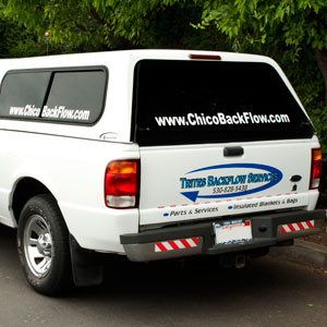 trites backflow truck